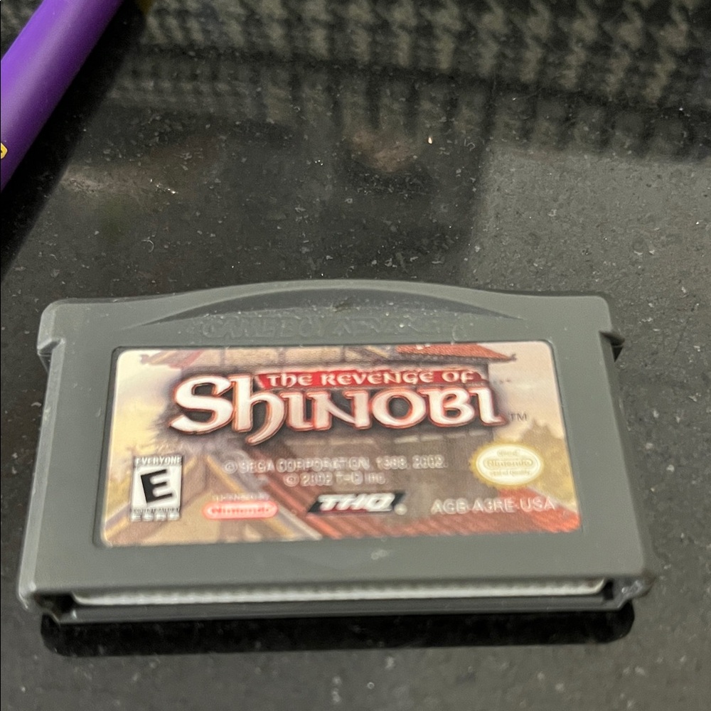 HQ The Revenge of Shinobi Game Cartridge - Gray